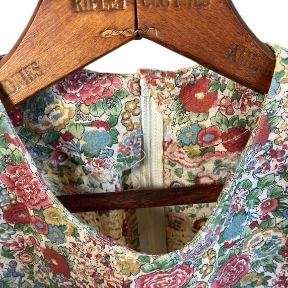 Vintage Handmade 1960’s China Floral Midi Dress - Picture 4 of 5